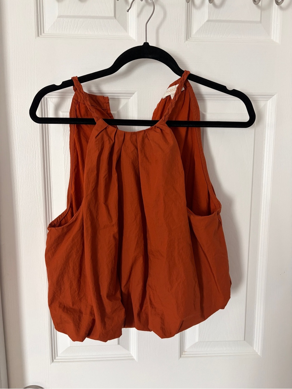 Parker Women’s Sleeveless Tank Top - Rust Orange